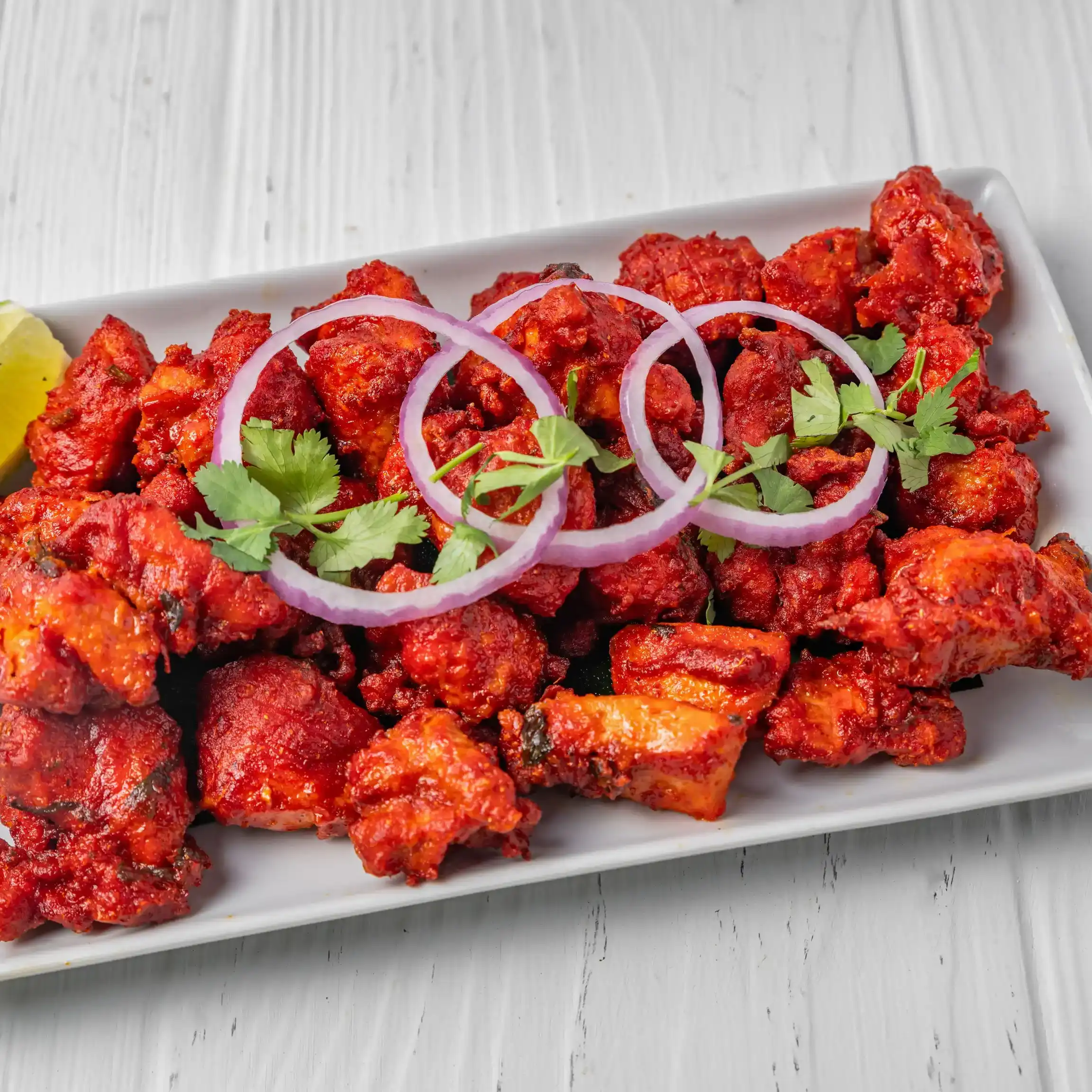 Chennai Style Chicken 65 at Naga's South Indian Cuisine 